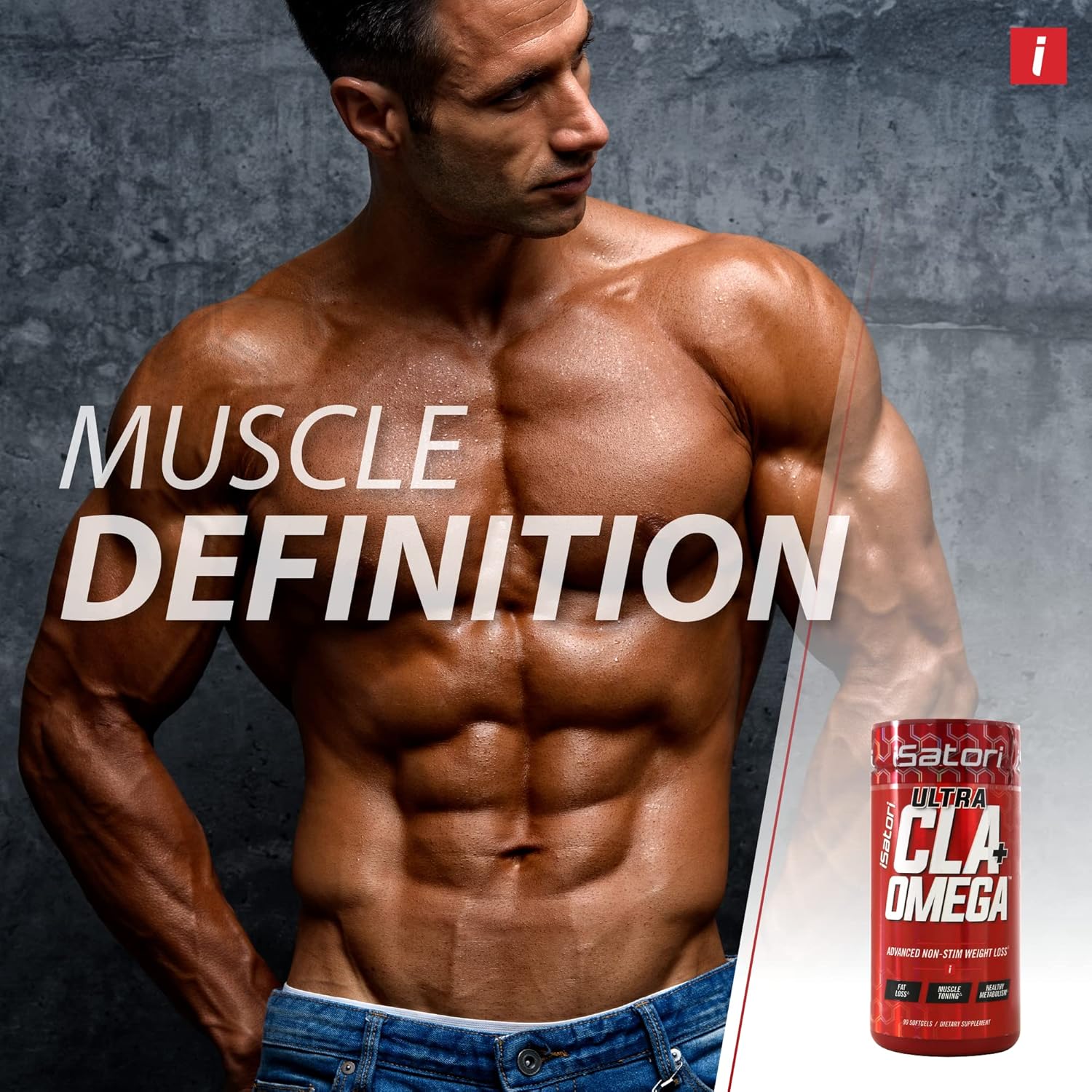 iSatori Ultra CLA Softgels with Liquid L-Carnitine LS3 Grape, Acetyl, Omega 3 6 9 Safflower Oil - 32 Servings