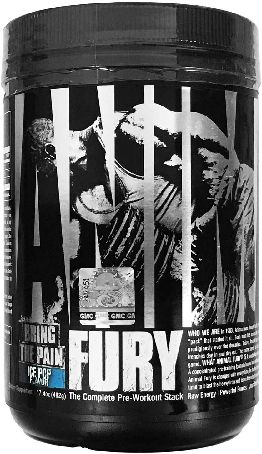 Isolate Loaded Animal Whey Protein Powder for Post Workout Recovery with Fury Pre Workout Supplement for Energy and Focus