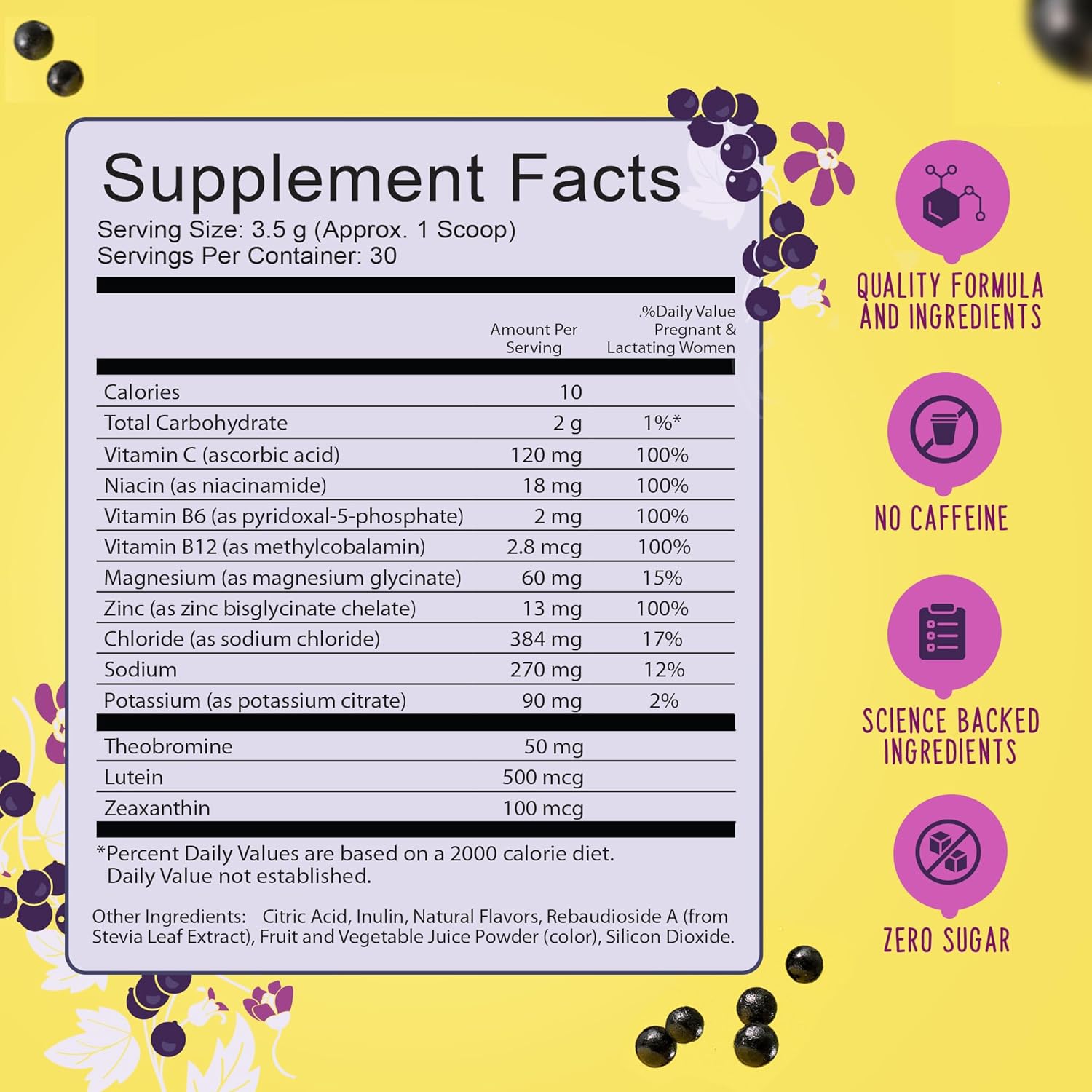 ISOMUM Mom Electrolyte Powder: Hydration & Energy Drink for Pregnancy & Breastfeeding - Essential Vitamins & Minerals - Prenatal & Postpartum Safe - 30 Servings