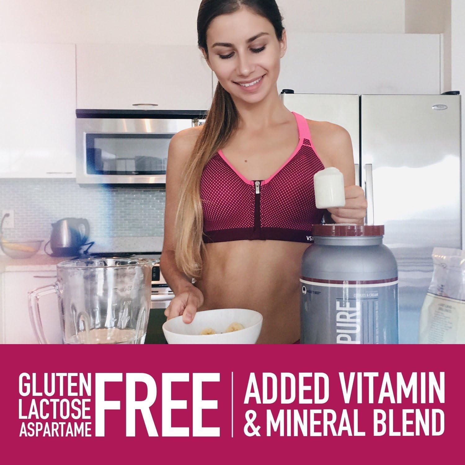 Isopure Low Carb Vanilla Whey Isolate Protein Powder - Lactose & Gluten Free, 25g Protein Per Serving, 3 Lbs