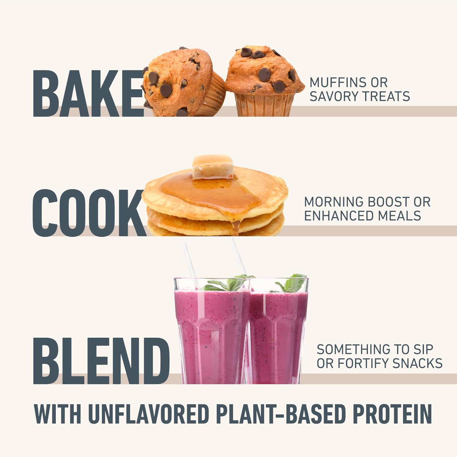 Isopure Plant-Based Protein Powder - Lactose & Gluten Free, Iron Fortified, Unflavored - 20g Protein, 1.15 Lbs