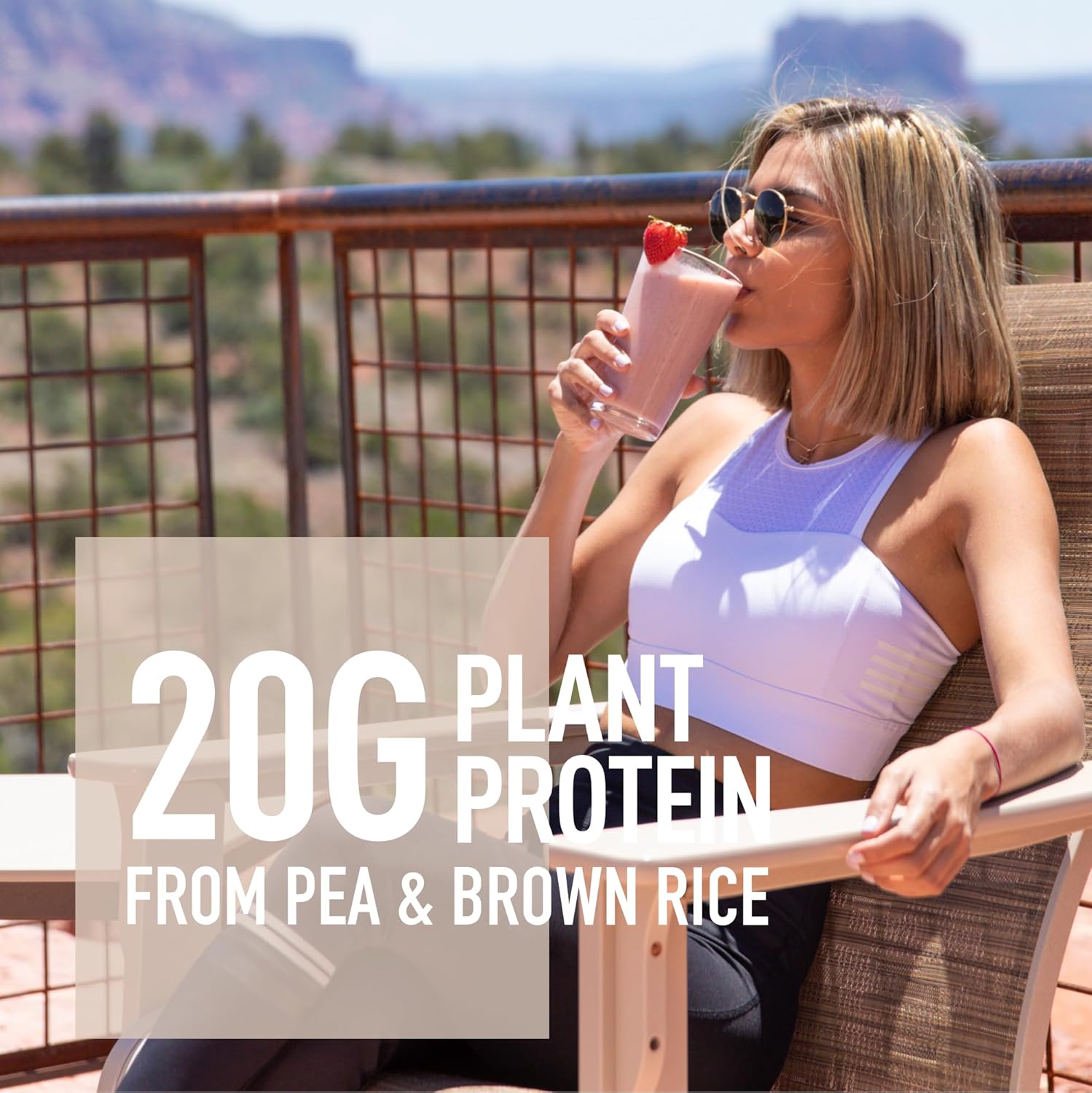 Isopure Plant-Based Protein Powder - Lactose & Gluten Free, Iron Fortified, Unflavored - 20g Protein, 1.15 Lbs