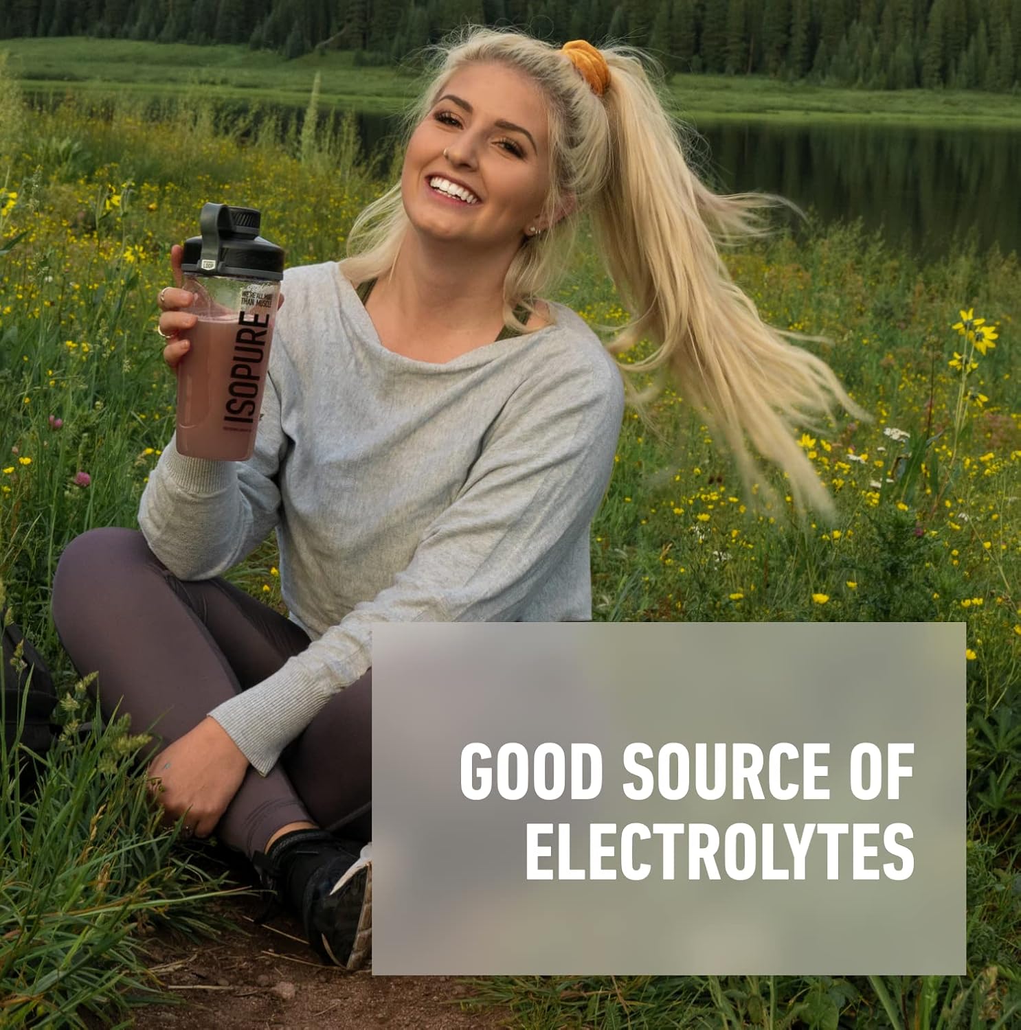 Isopure Zero Carb Cookies & Cream Whey Isolate Protein Powder, 25g Protein, 3 Lbs, 44 Servings, Lactose & Gluten Free with Vitamins