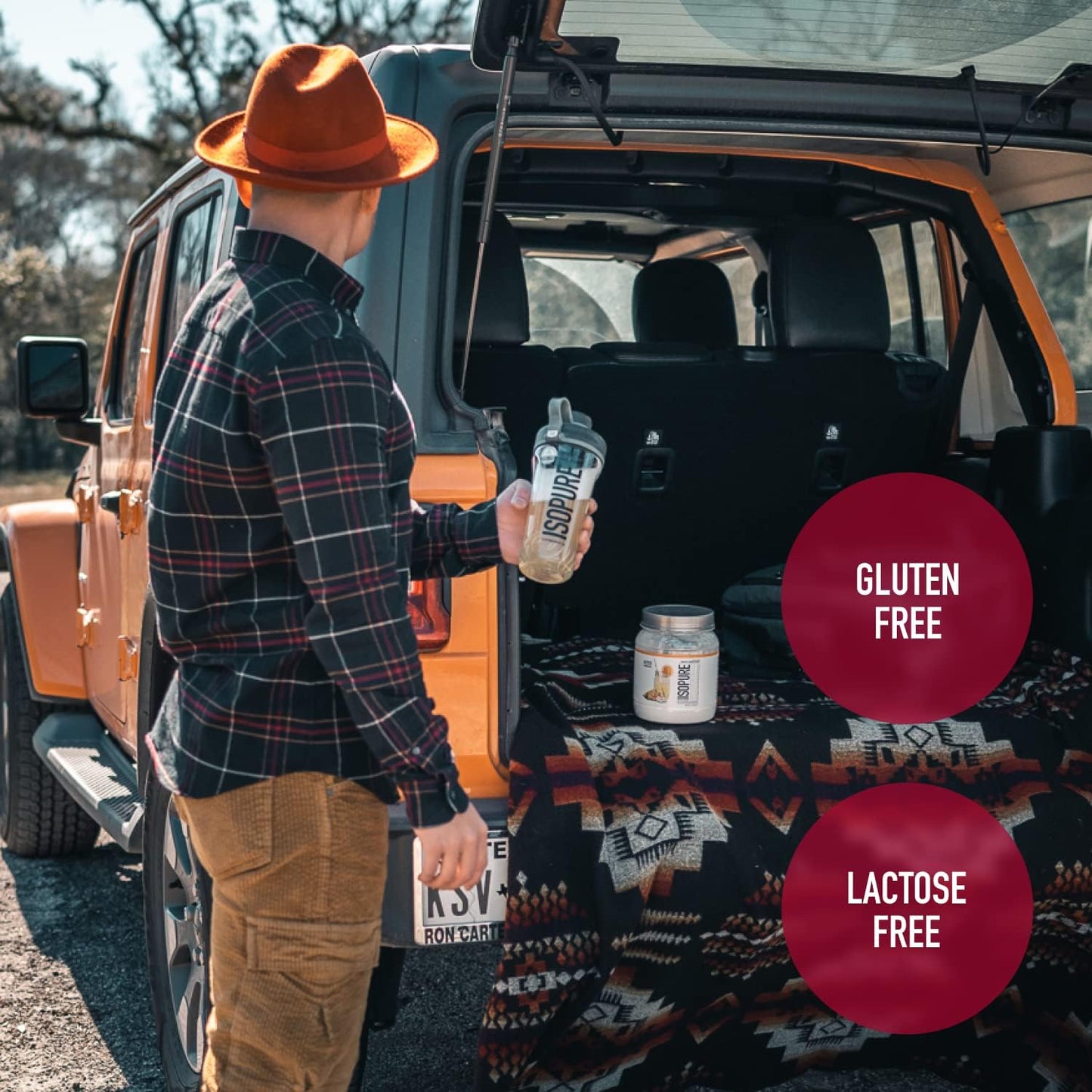 Isopure Zero Carb Whey Isolate Protein Powder - Strawberries & Cream Flavor - 25g Protein Per Serving - Lactose & Gluten Free - 1 Lb Size - 15 Servings