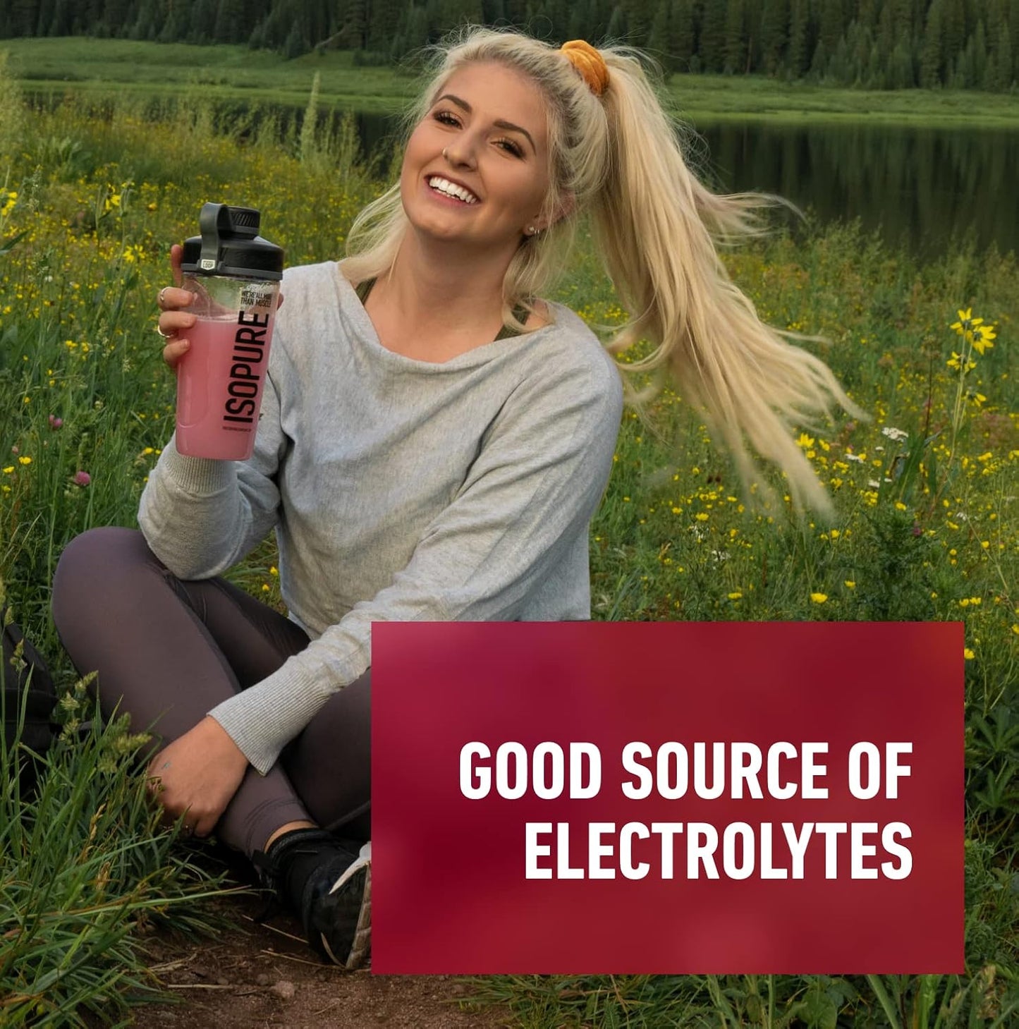 Isopure Zero Carb Whey Isolate Protein Powder - Strawberries & Cream Flavor - 25g Protein Per Serving - Lactose & Gluten Free - 1 Lb Size - 15 Servings