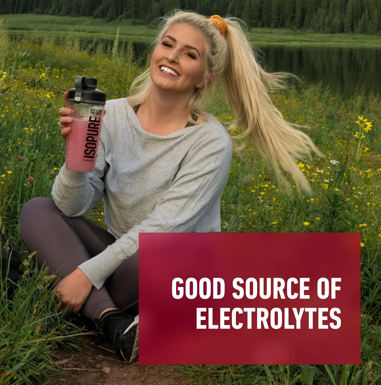 Isopure Zero Carb Whey Isolate Protein Powder - Strawberries & Cream Flavor - 25g Protein Per Serving - Lactose & Gluten Free - 1 Lb Size - 15 Servings