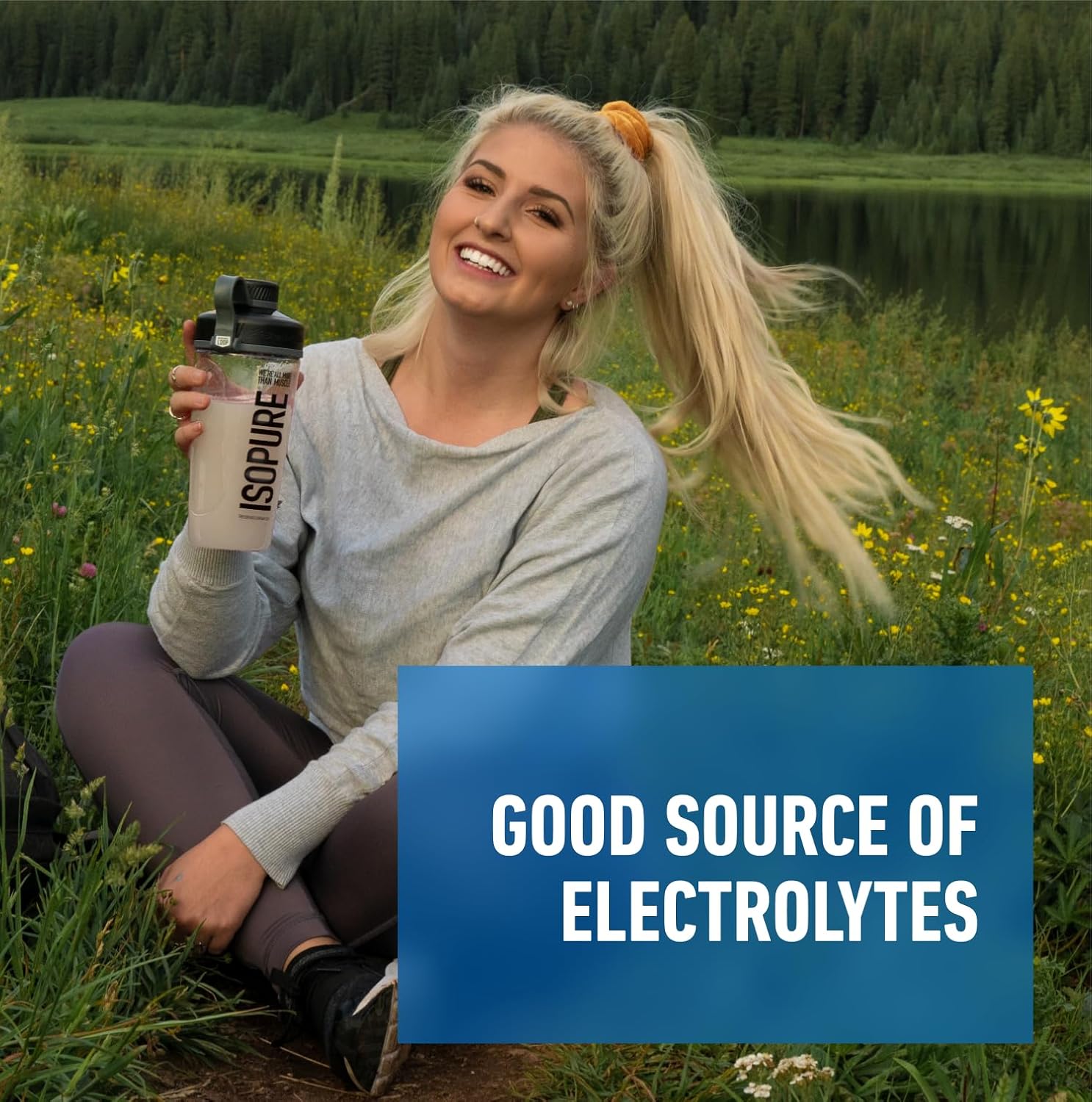 Isopure Zero Carb Whey Isolate Protein Powder, Creamy Vanilla, 1 lb, 25g Protein, Lactose & Gluten Free, With Vitamins - 15 Servings