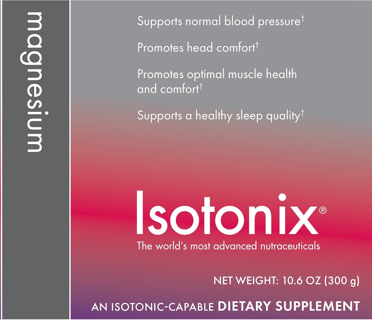 Isotonix Magnesium Supplement - Supports Sleep, Muscle, Cardio, and Bone Health - High Absorption Formula 45 Servings