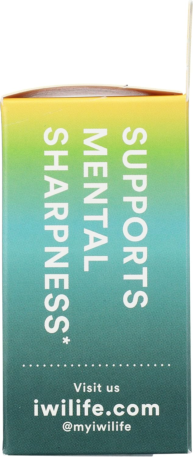 iWi Omega 3 Brain Focus Support Softgels, 10 Count Pack for 5 Days