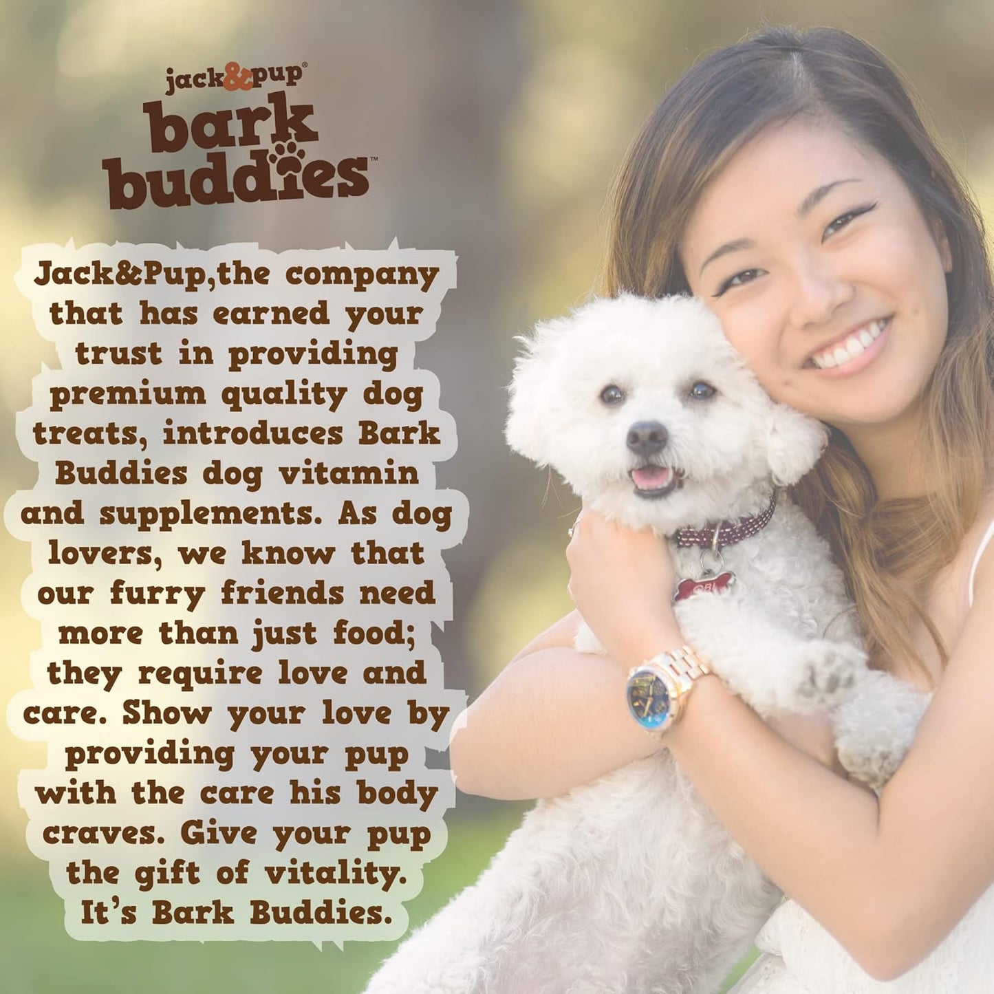Jack & Pup Probiotic Chews for Small to Medium Dogs - Pet Probiotics for Puppies (60ct)