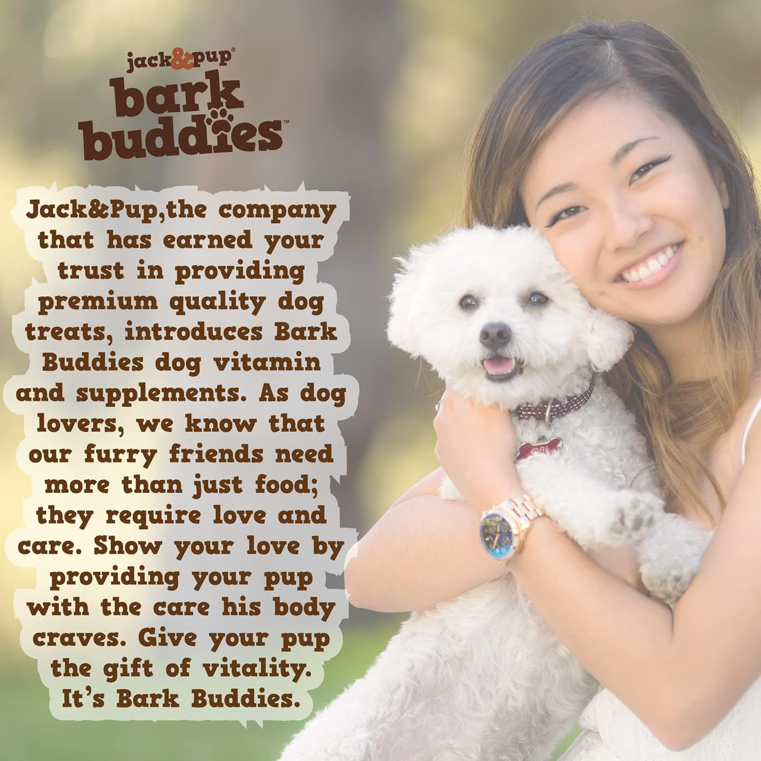 Jack & Pup Probiotic Chews for Small to Medium Dogs - Pet Probiotics for Puppies (60ct)
