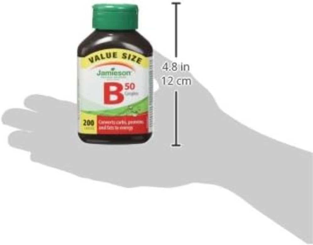 Jamieson B50 Complex - Value Size 200 Count Bottle for Enhanced Health Benefits