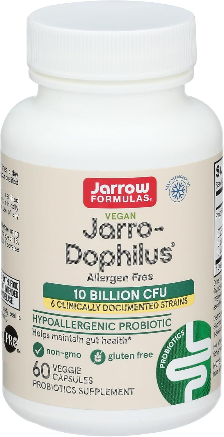 Jarrow Formulas Allergen-Free Junior Probiotics, 60 Count