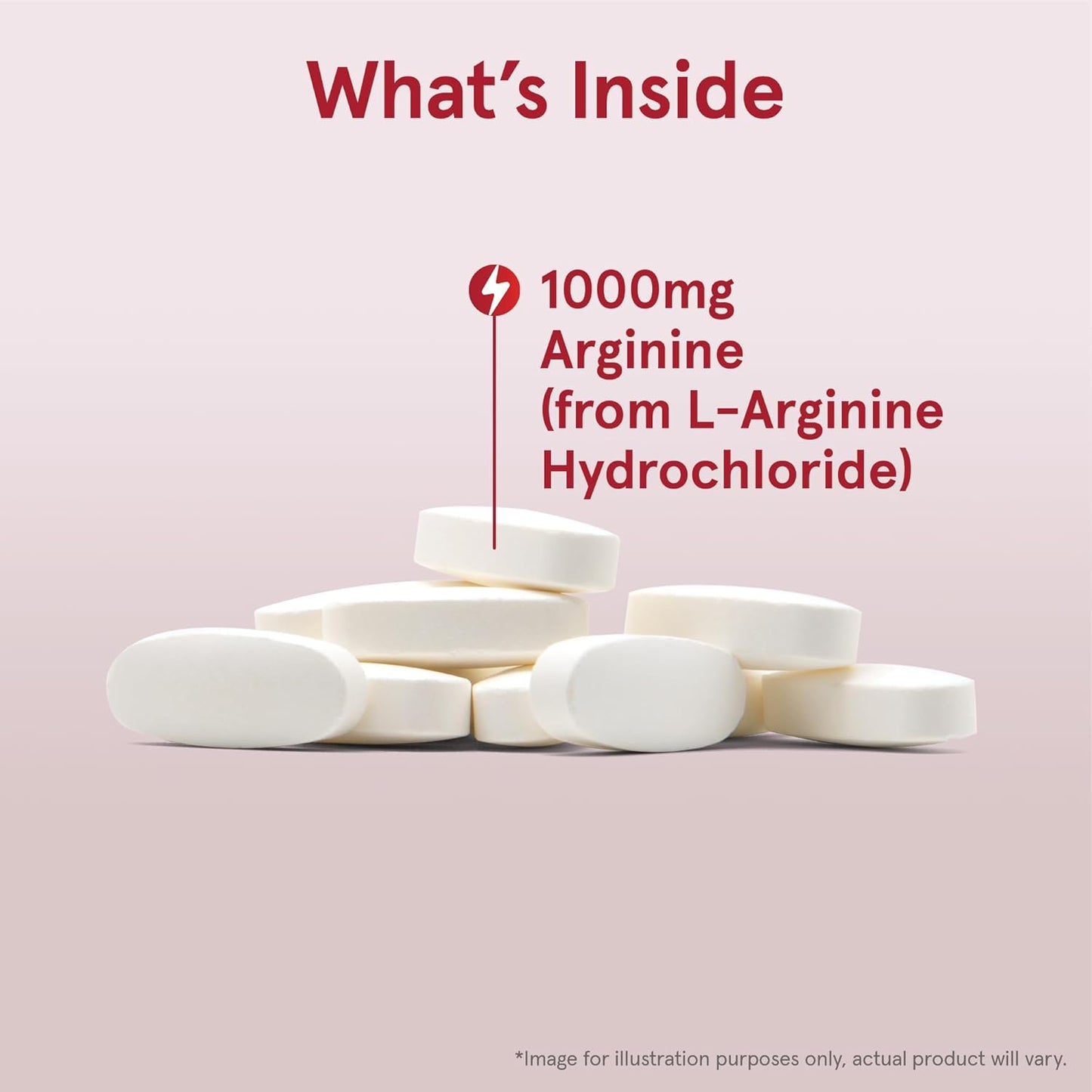 Jarrow Formulas Arginine 1000mg Tablets for Nitric Oxide & Protein Synthesis, 100 Day Supply
