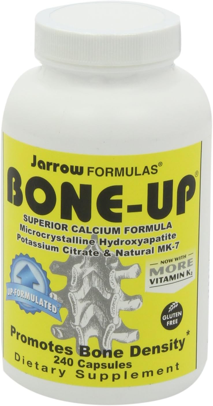 Jarrow Formulas Bone-Up Super Size 240 Capsules - Bone Health and Calcium Supplement