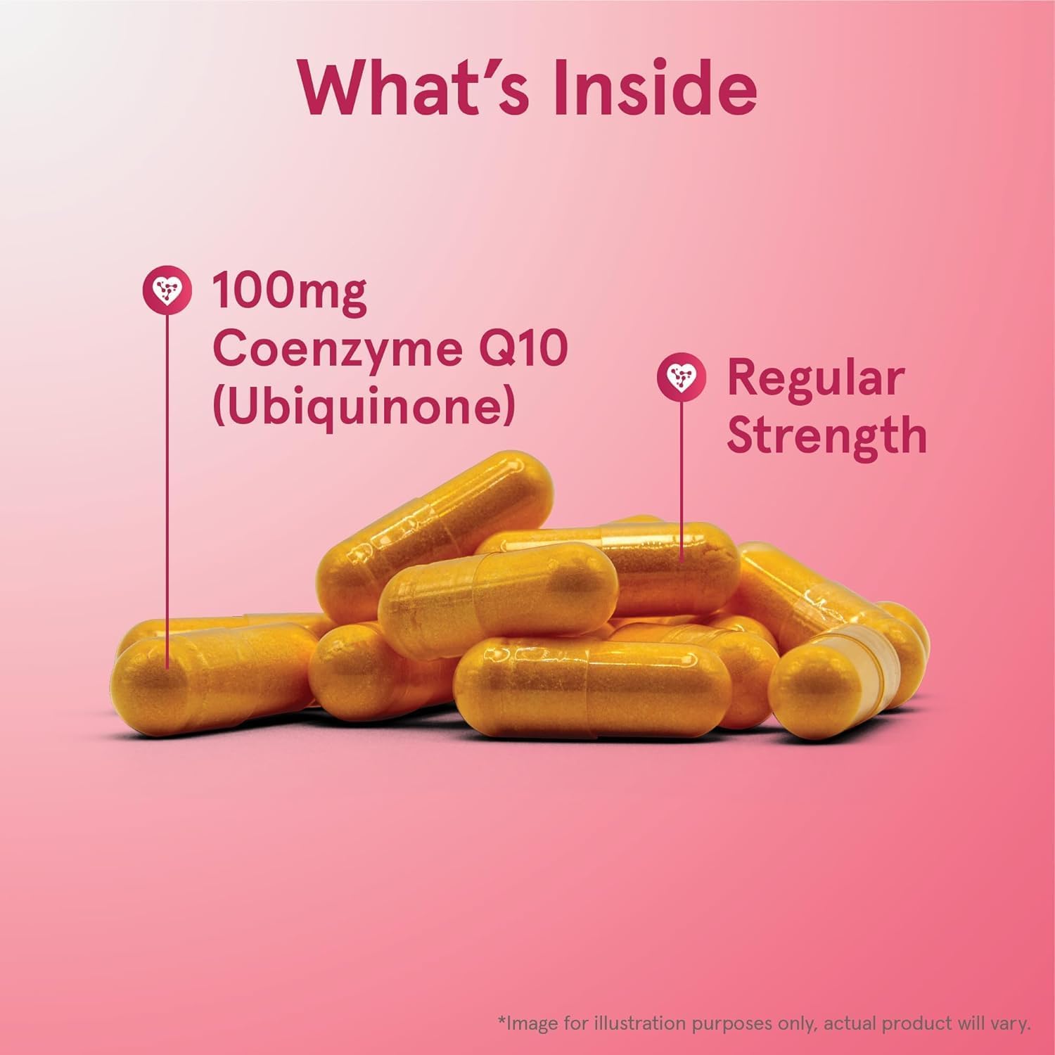 Jarrow Formulas CoQ10 100mg Capsules - Antioxidant Support for Energy & Heart Health - 60 Servings