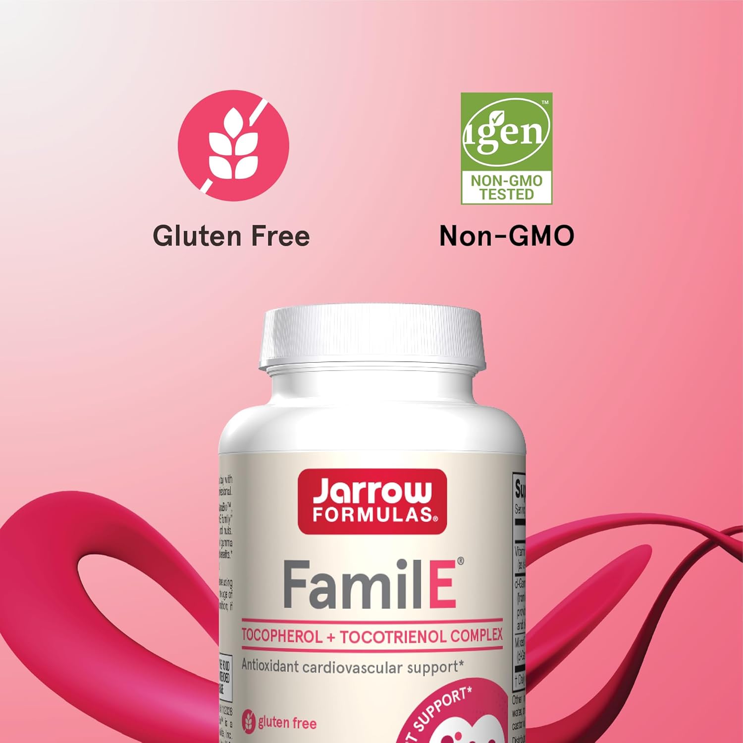 Jarrow Formulas FamilE Tocopherol Tocotrienol Complex Antioxidant Cardiovascular Support 60 Softgels