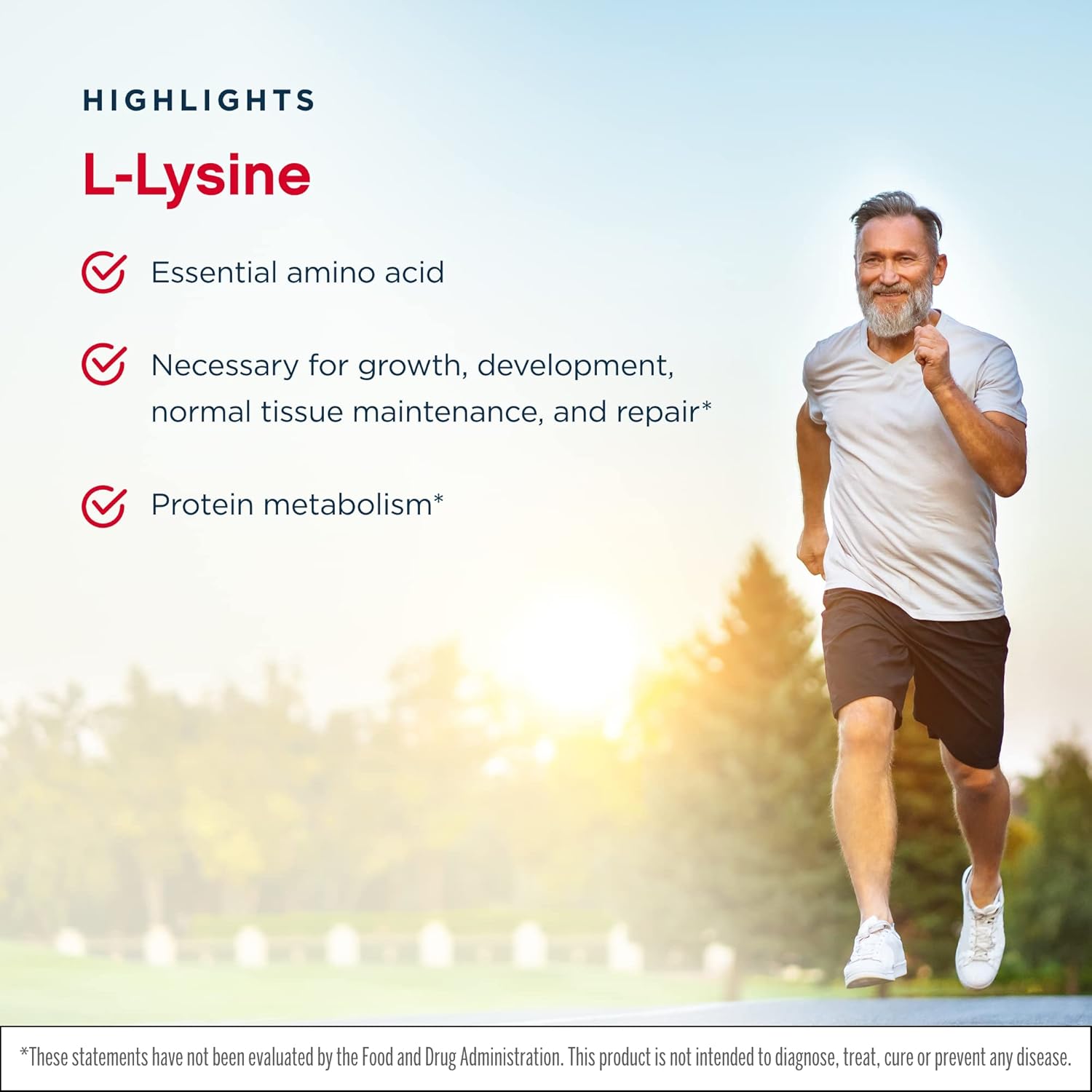 Jarrow Formulas L-Lysine 500 mg - 200 Capsules, 2-Pack - Essential Amino Acid for Protein Metabolism, Up to 200 Servings