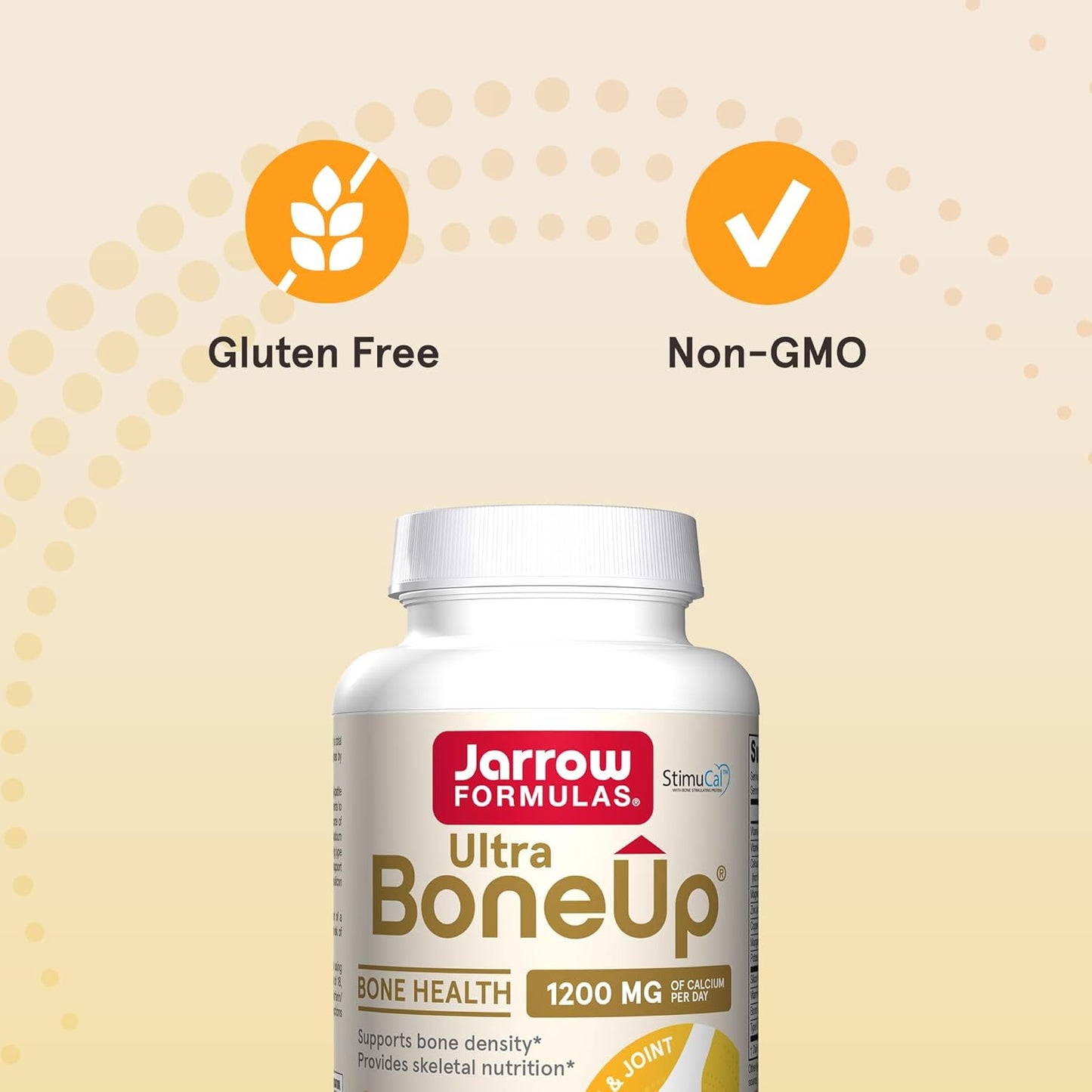 Jarrow Formulas® Ultra BoneUp® with MK-7 and Silicon for Bone Support - 240 Tablets