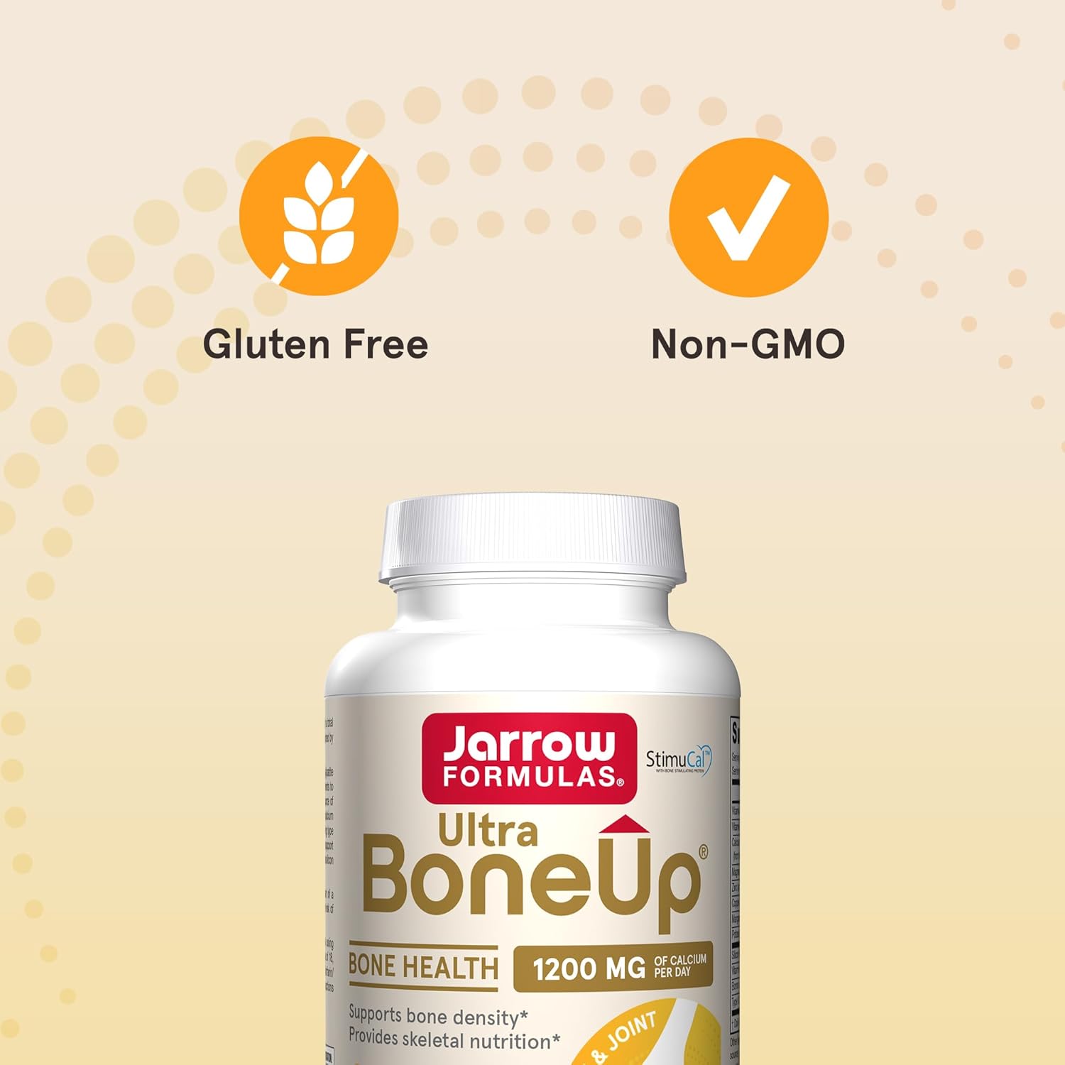 Jarrow Formulas® Ultra BoneUp® with MK-7 and Silicon for Bone Support - 240 Tablets