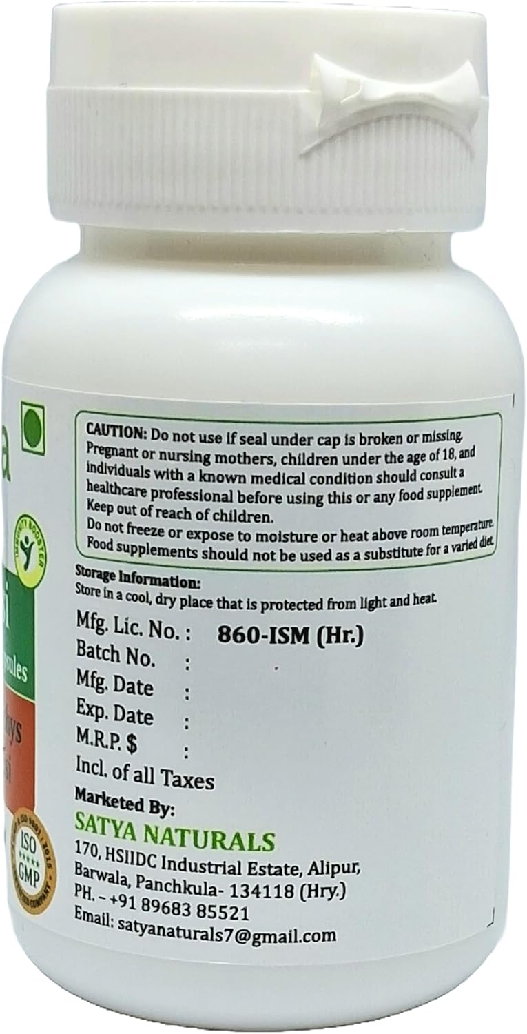 Jatamansi Forte Capsules 500mg - Ayurvedic Herbal Supplement for Men and Women - 60 Veg Capsules | Satya Naturals