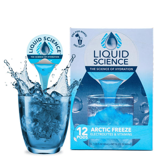 Java House Arctic Freeze Liquid Science Hydration Concentrate Pods, Pack of 12, Easy Peel and Pour Technology