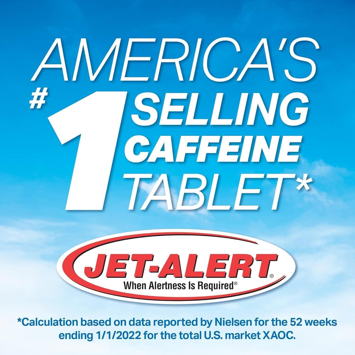 Jet-Alert 100 MG Caffeine Tablets 120 Count - 4 Pack for Energy Boost