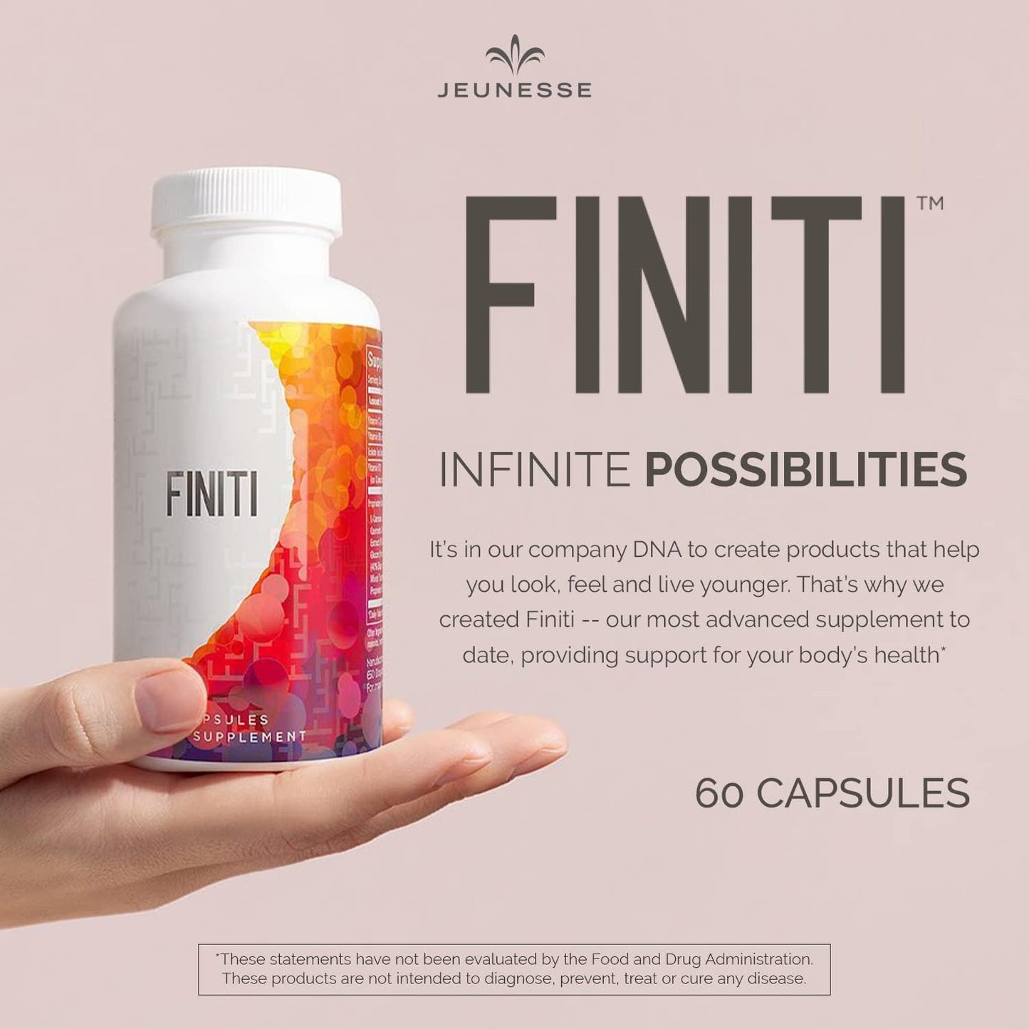 Jeunesse Global Finiti Anti-Aging Supplement for DNA Protection and Telomere Repair