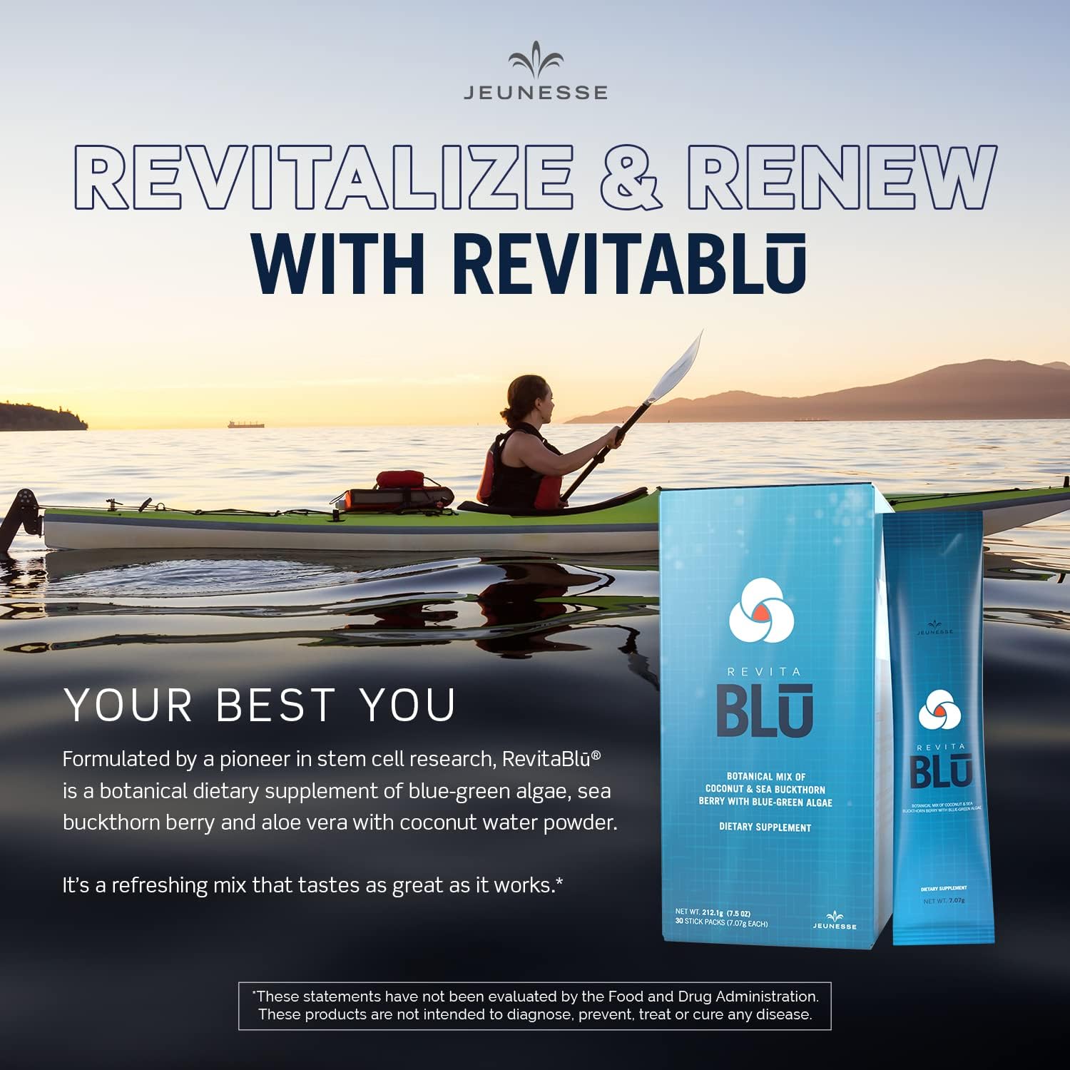 Jeunesse Global REVITABLŪ - Youthful Skin Renewal Supplement for Optimal Aging Support