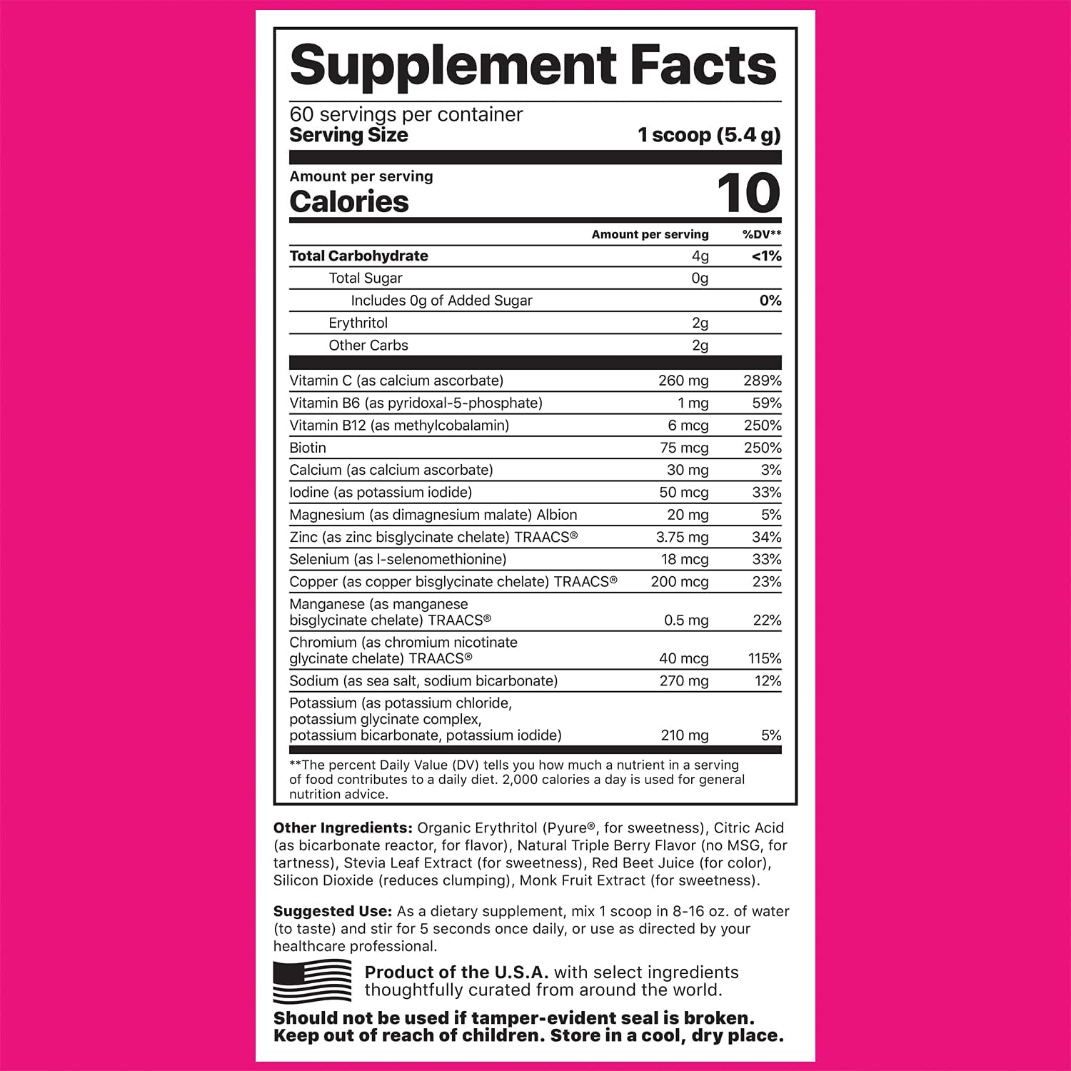 Jigsaw Adrenal Cocktail Electrolyte Supreme Bundle, Berry Licious - 60 Servings