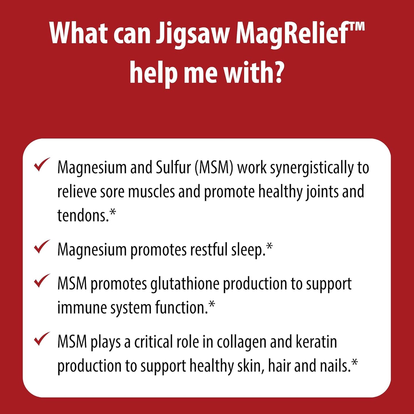 Jigsaw Health MagRelief Ultra Pure Magnesium Lotion 5 Ounces with Zechstein Magnesium Chloride and OptiMSM - Fragrance Free