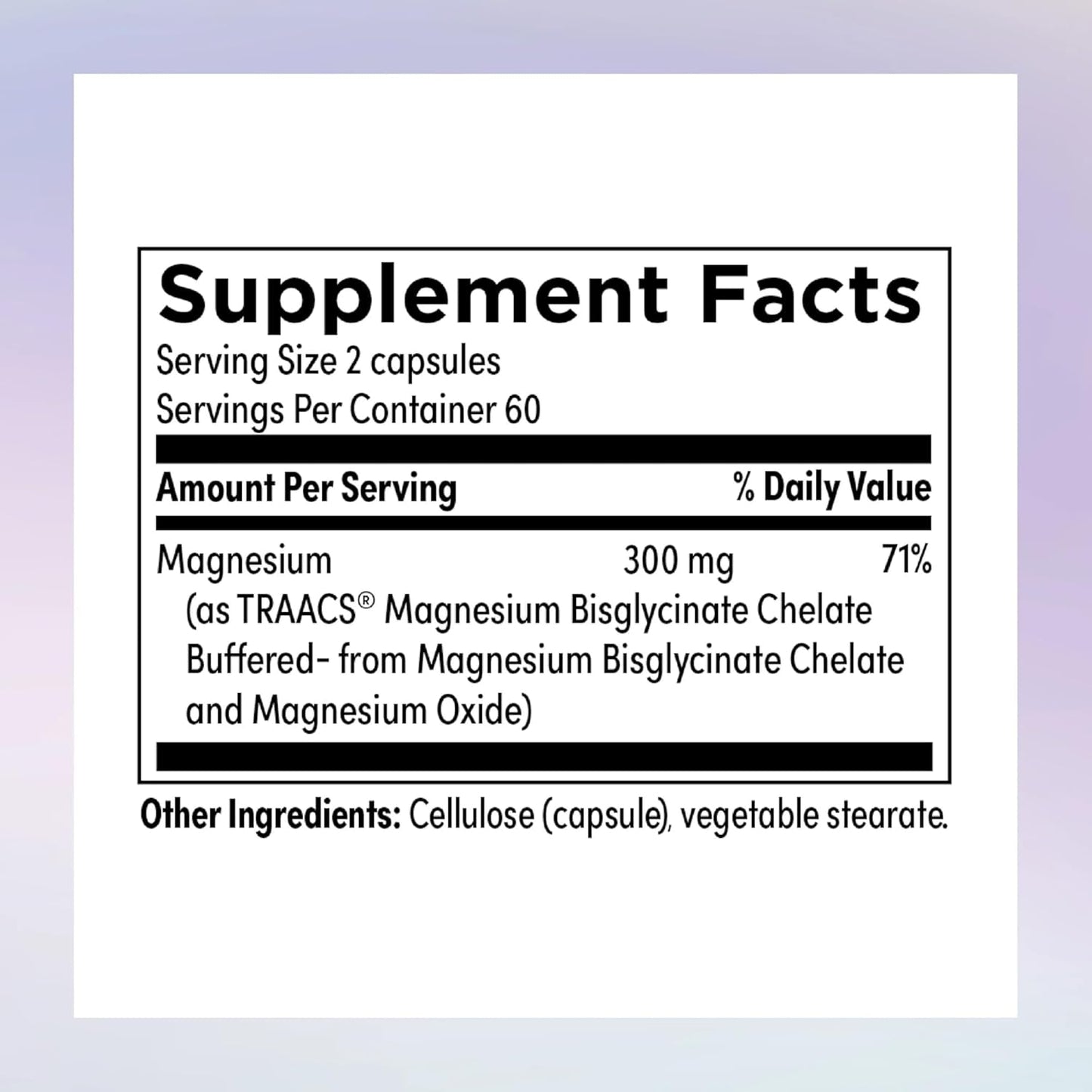 JJ Virgin's Magnesium Body Calm: Chelated Supplement for Energy, Calm, and Immune Support - 120 Capsules