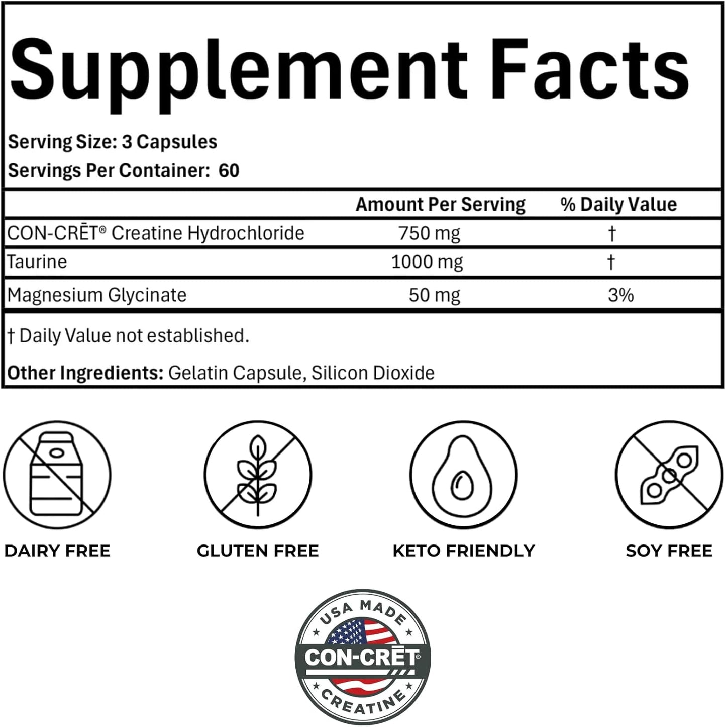 JJ Virgin's SHEatine: Premium Blend of Creatine HCL, Taurine, and Magnesium Glycinate - 180 Capsules for Optimal Wellness