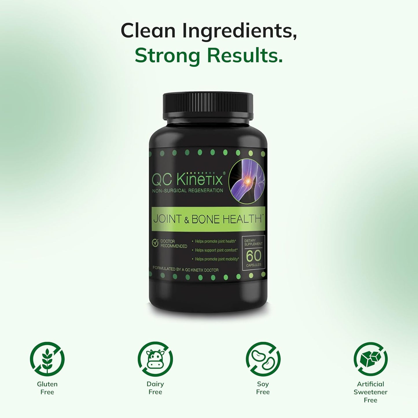 Joint and Bone Health Capsules by QC Kinetix - Natural Joint Support Supplement