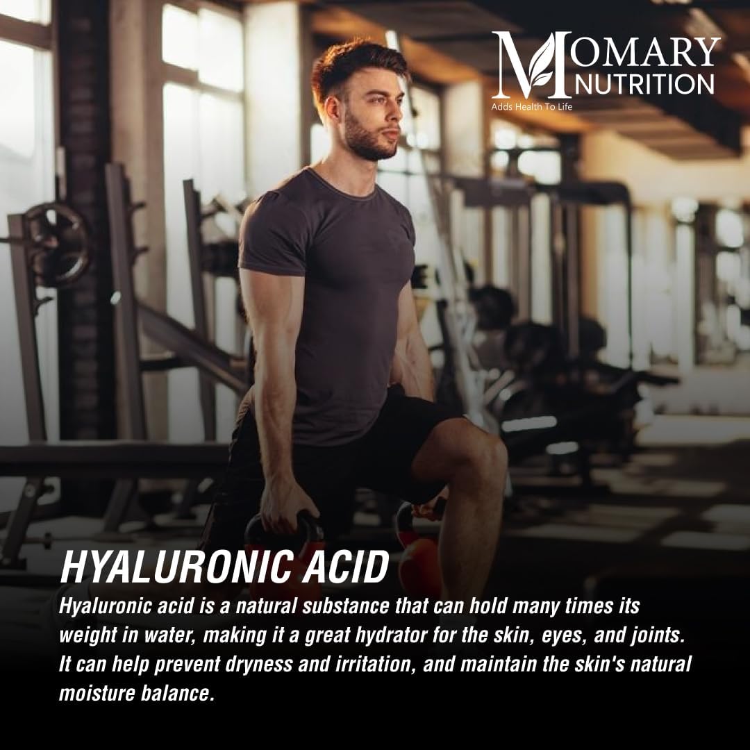 Joint and Skin Hydration Supplement with Hyaluronic Acid, Type II Collagen, Turmeric, Glucosamine, and Chondroitin - 30 Caplets