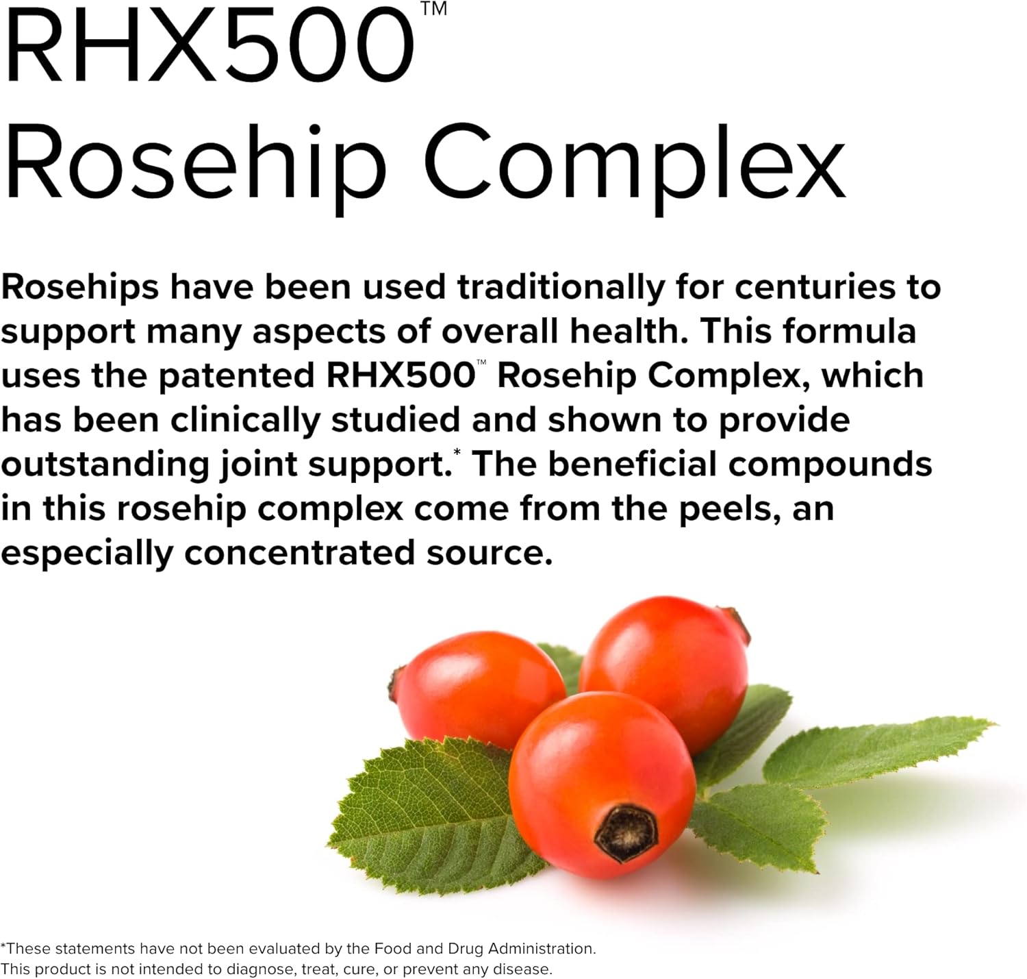 Joint Comfort & Flexibility Support Supplement with Rosehip & Type II Collagen - 60 Capsules