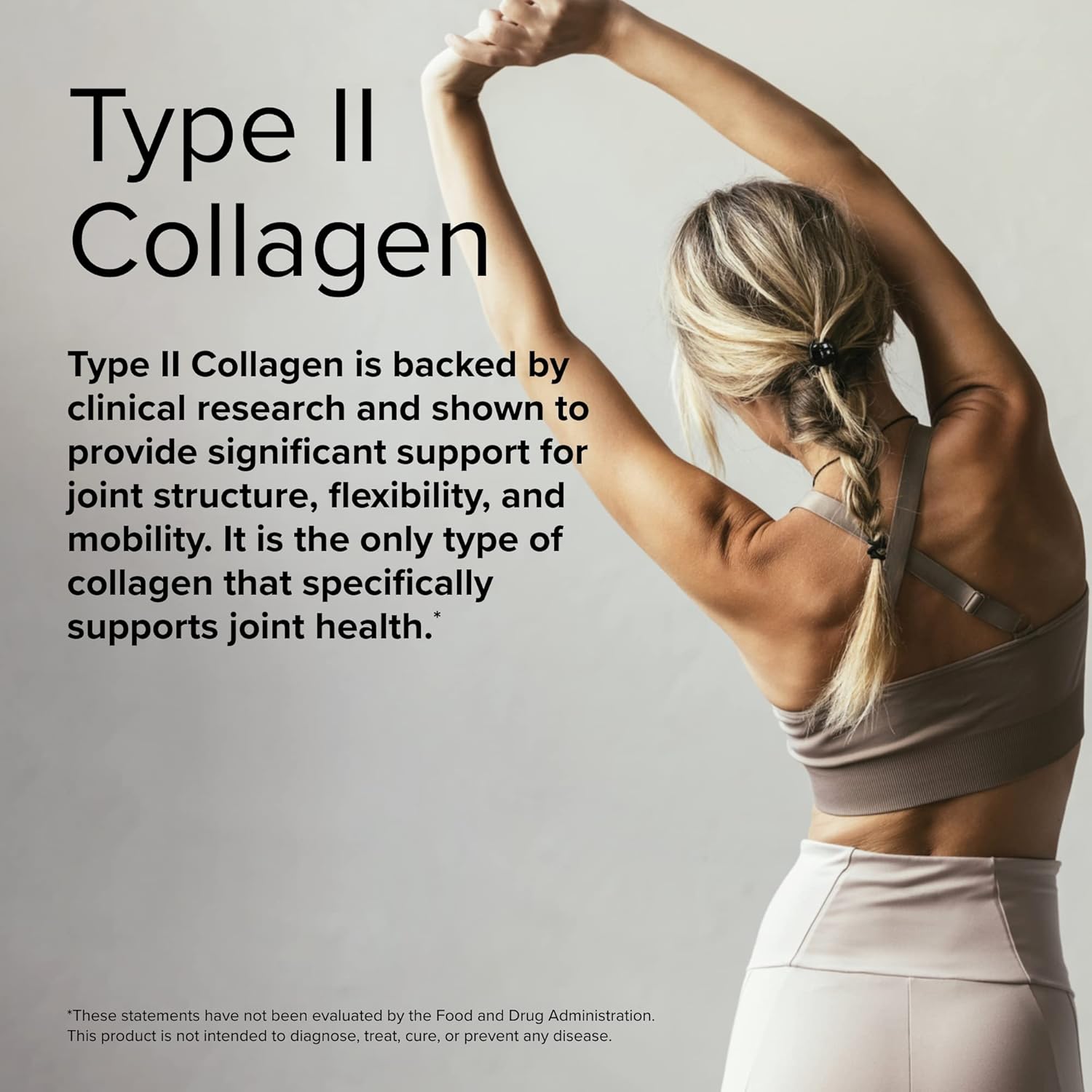 Joint Comfort & Flexibility Support Supplement with Rosehip & Type II Collagen - 60 Capsules