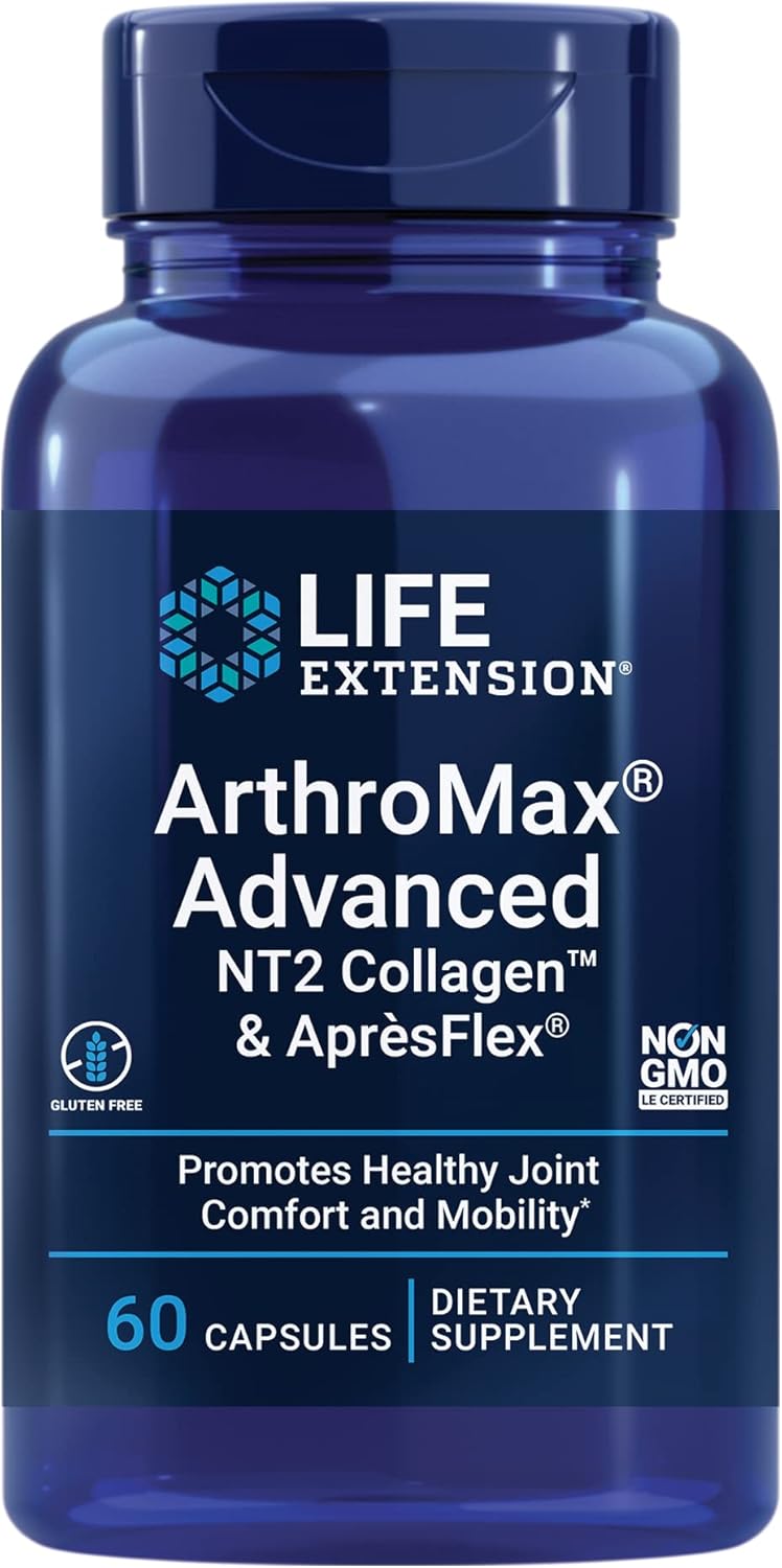 Joint Health Supplement with NT2 Collagen, AprèsFlex, Glucosamine, and Boswellia - 60 Capsules