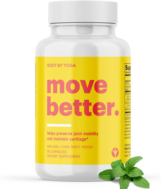 Joint Health Supplements for Women and Men | Supports Mobility, Cartilage Repair | MSM Chondroitin Glucosamine | 90 Capsules