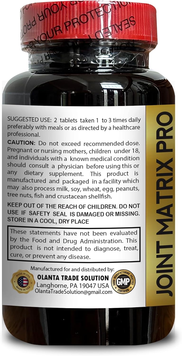 Joint Matrix PRO Complex - Supports Healthy Joints, Mobility, and Cartilage - 1 Bottle