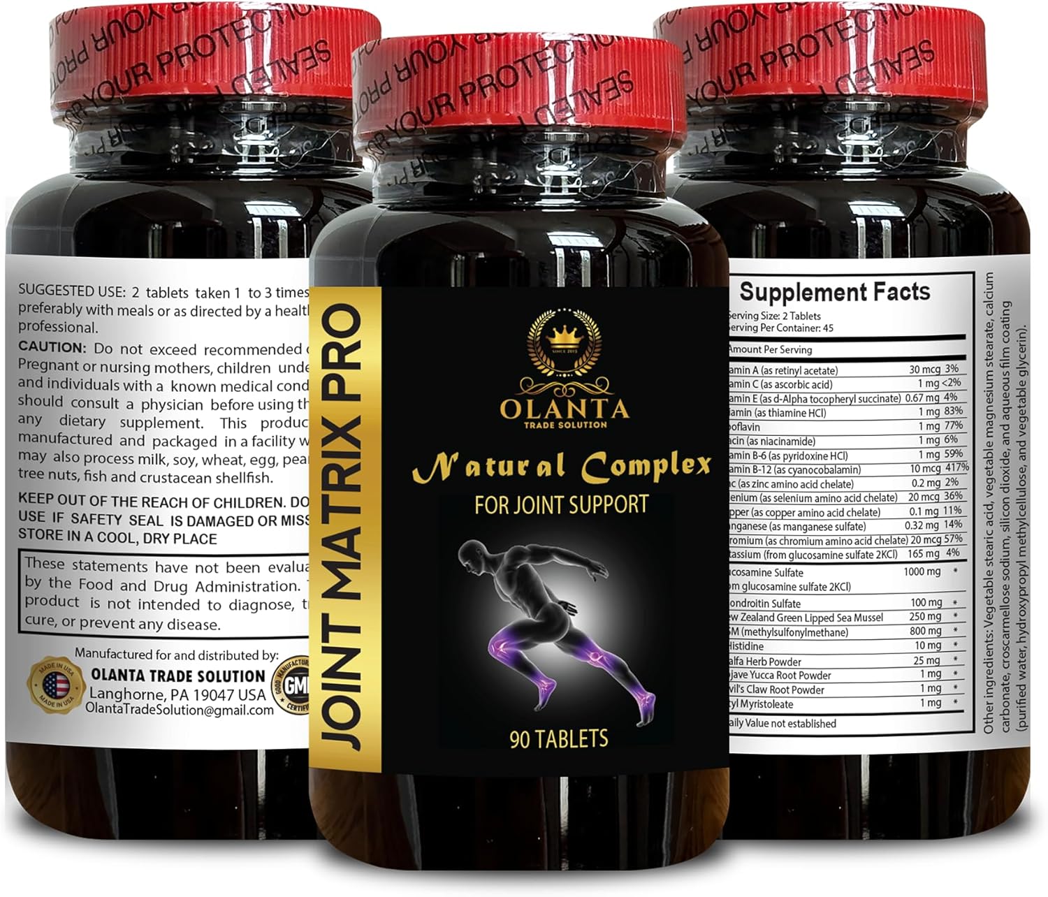 Joint Matrix PRO Complex - Supports Healthy Joints, Mobility, and Cartilage - 1 Bottle