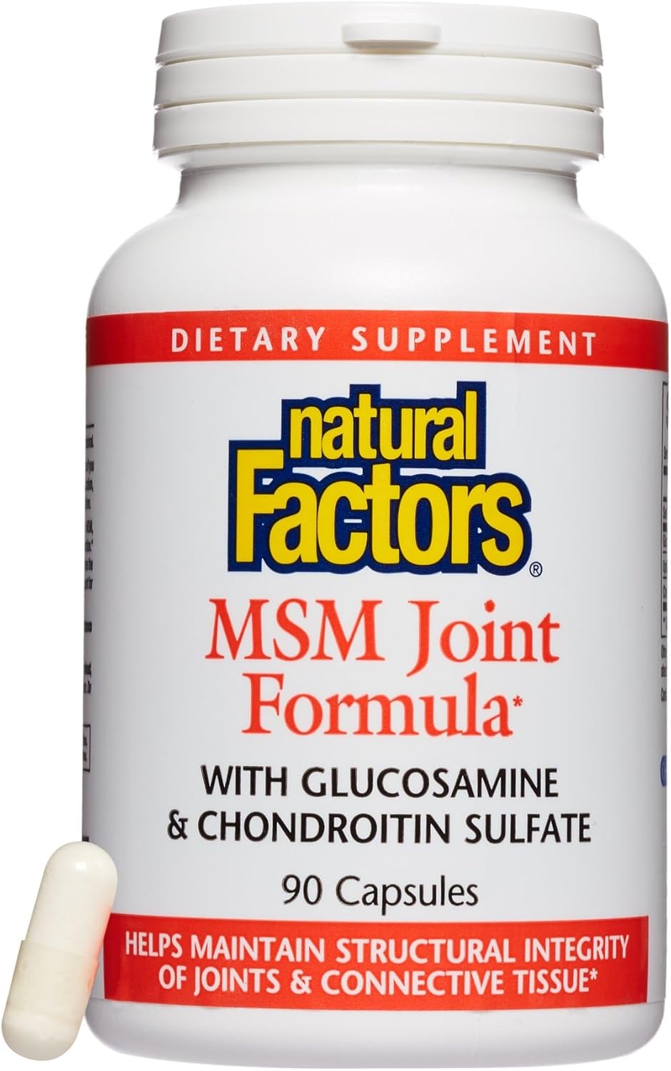 Joint MSM Formula with Glucosamine & Chondroitin Sulfate - 90 Capsules for Healthy Joints, Muscles, and Cartilage