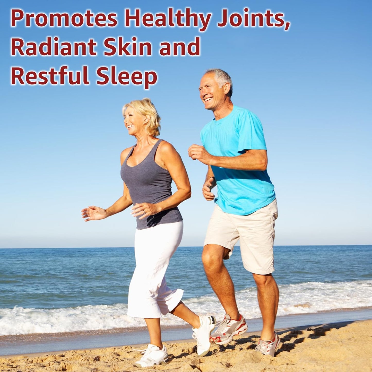 Joint Support and Skin Care Collagen Peptides Mix with Hyaluronic Acid, Glucosamine, Chondroitin, Magnesium, and Aloe - 30 Day Supply for Men and Women