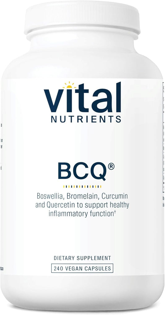 Joint Support Supplement with Boswellia, Bromelain, Curcumin & Quercetin | Sinus & Digestive Health | Vegan | Gluten, Dairy, Soy Free | 240 Capsules