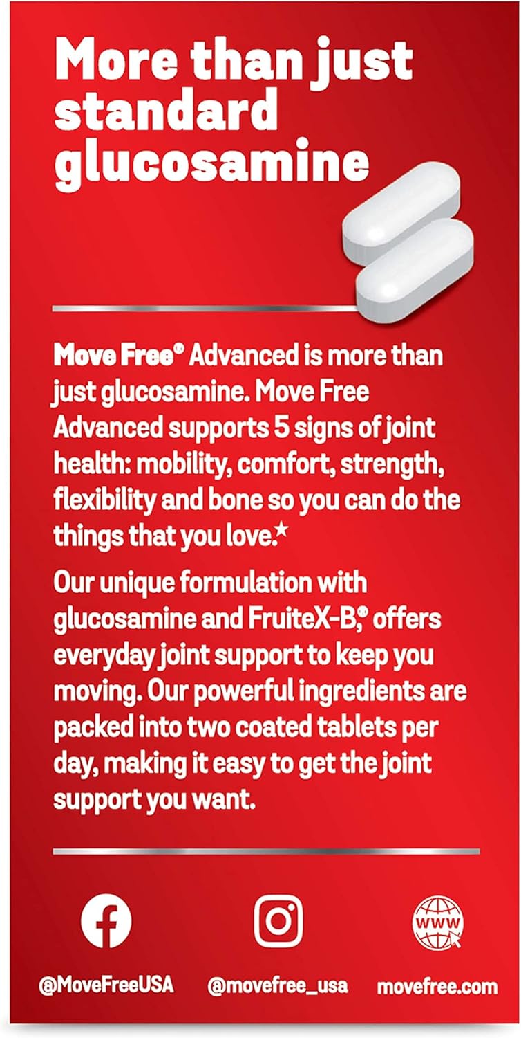 Joint Support Supplement with Glucosamine, Chondroitin, Calcium Fructoborate - 200 Tablets for Mobility, Comfort, Strength, Flexibility & Bone Health