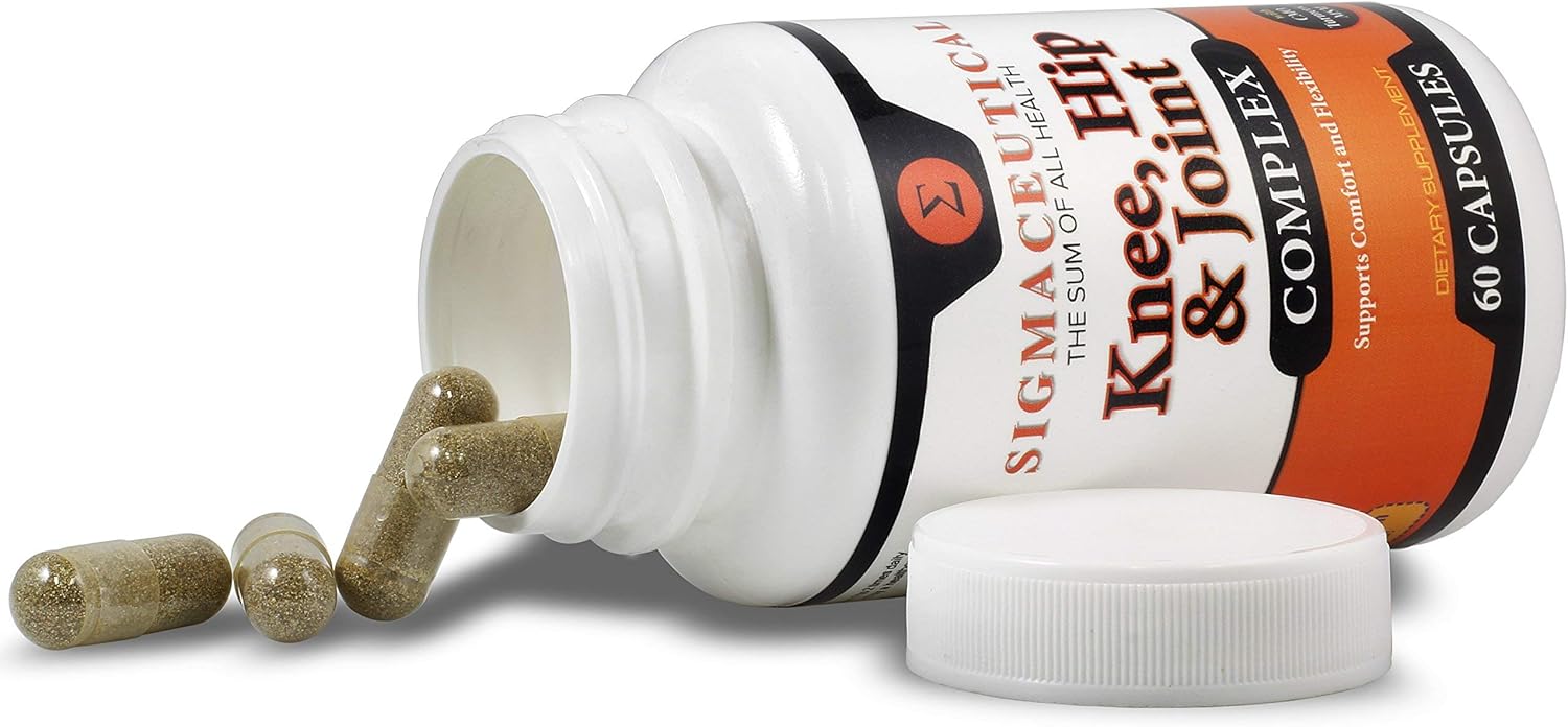 Joint Support Supplement with Hyaluronic Acid, Turmeric, and MSM Capsules for Knees & Hips (Non-GMO)