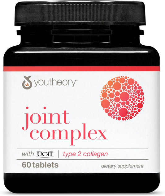 Joint Support Supplement with UC-II Collagen, Boswellia, Ginger & Turmeric - Men & Women - 60 Tablets - Dairy, Soy & Gluten Free