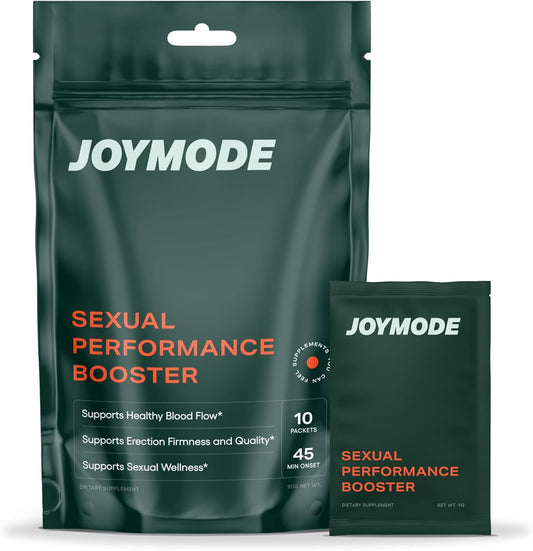 JOYMODE Performance Booster with Arginine Nitrate, L-Citrulline, Vitamin C, and Ginseng - Enhances Nitric Oxide Blood Flow and Erection Quality