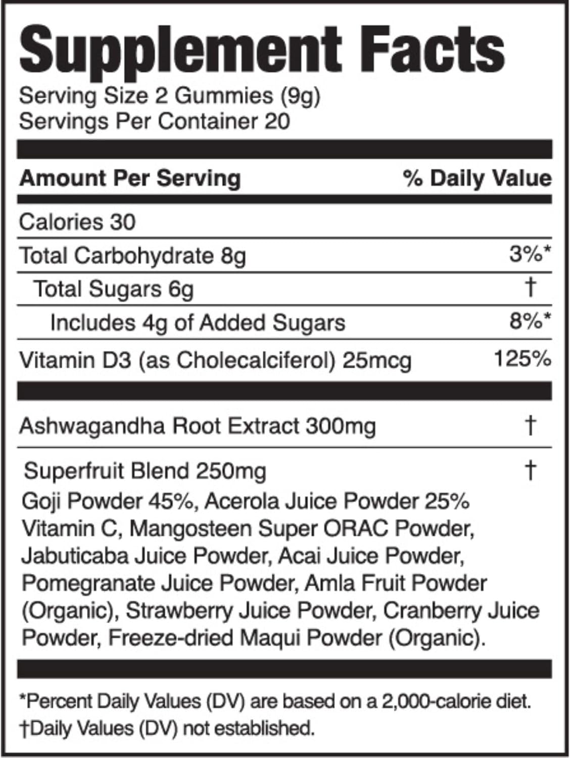 JUGO Superfoods Gummies Variety Pack - Focus, Energy, Beauty, ACV - Plant-Based, Gluten-Free, No Artificial Ingredients