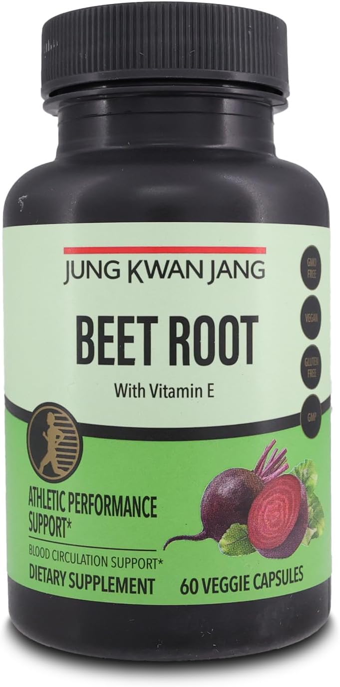 JUNG KWAN JANG Beet Root Capsules with Vitamin E - 60 Count